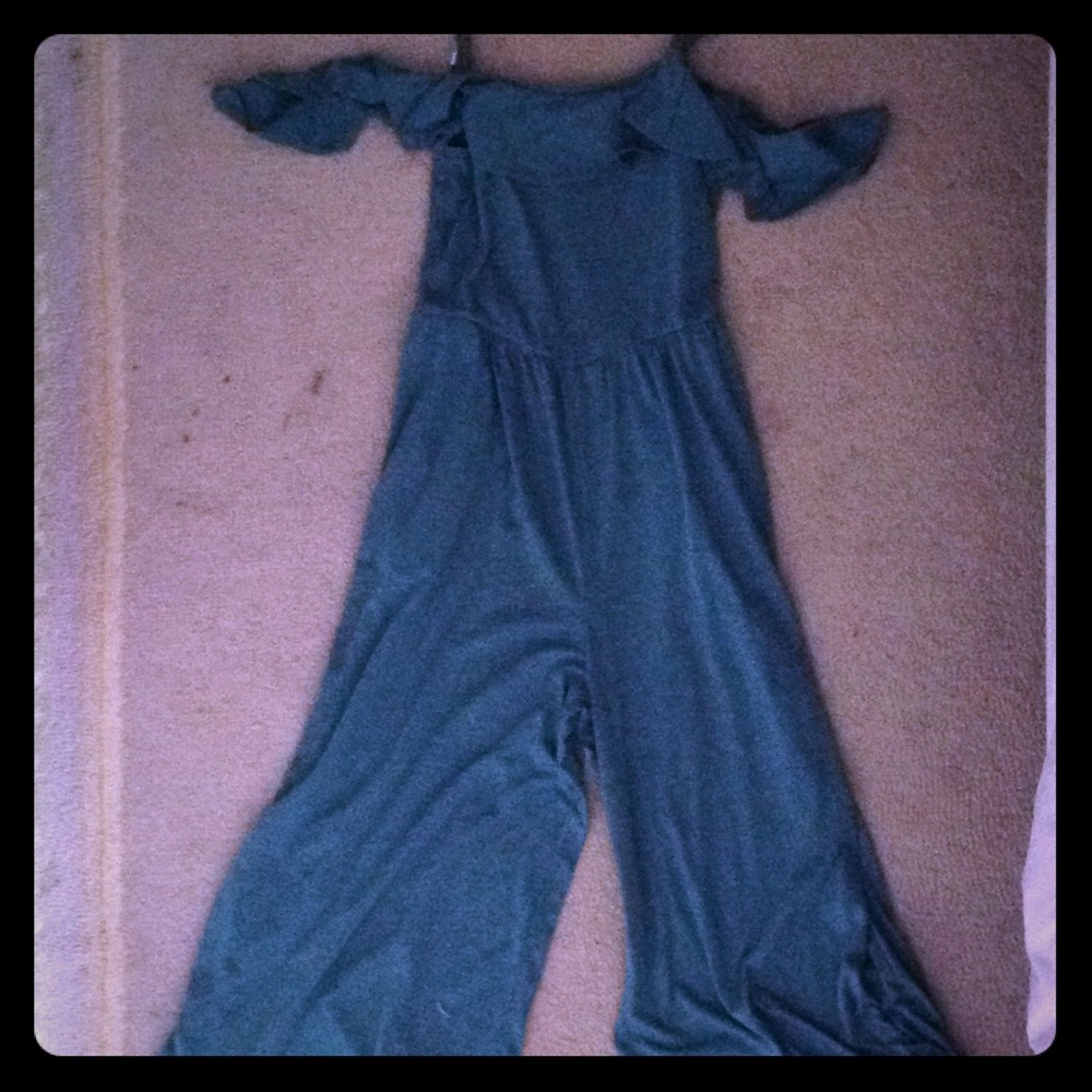 Flowy pants suit